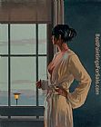 Jack Vettriano baby bye bye painting